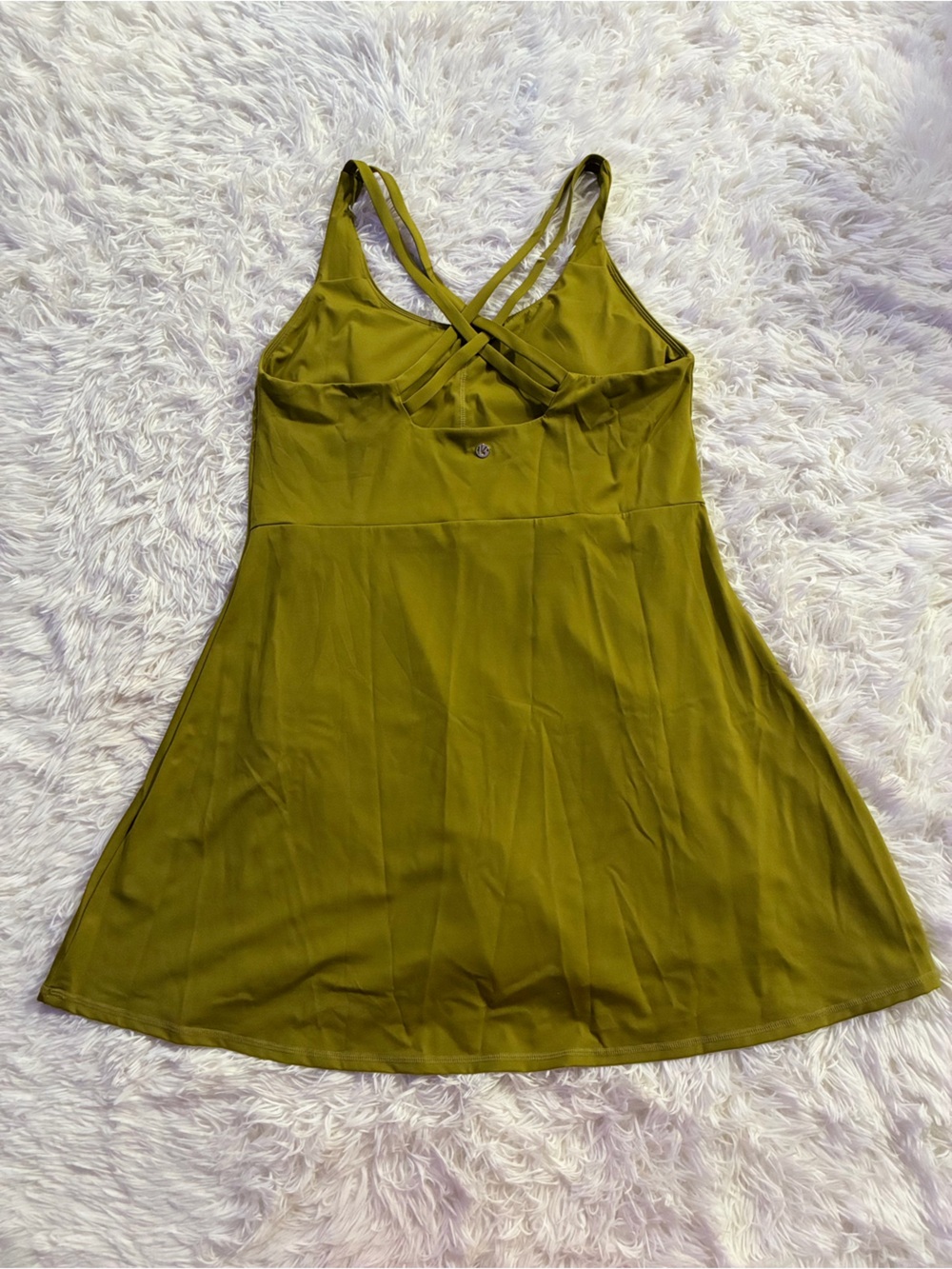 BuffBunny Athletic Athleisure Gym Tennis Pickleball Golf Dazed Dress Green L - Picture 8 of 12